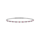 14K White Gold - Ruby