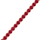 14K Rose Gold - Ruby