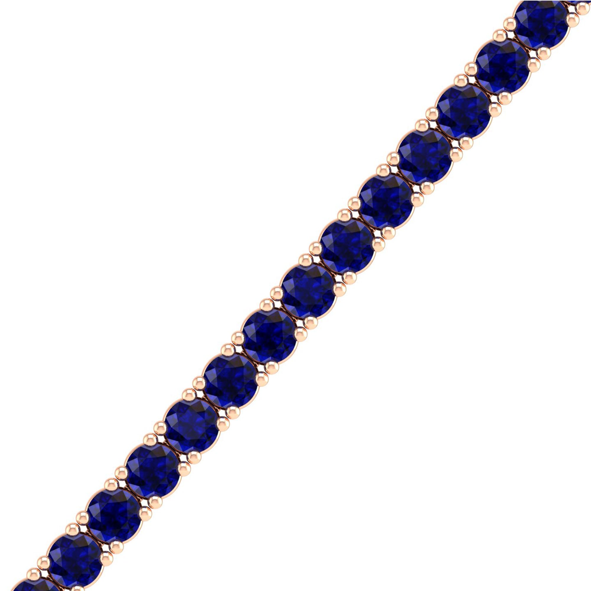 14K Rose Gold - Sapphire
