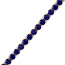 14K Rose Gold - Sapphire