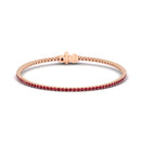 14K Rose Gold - Ruby