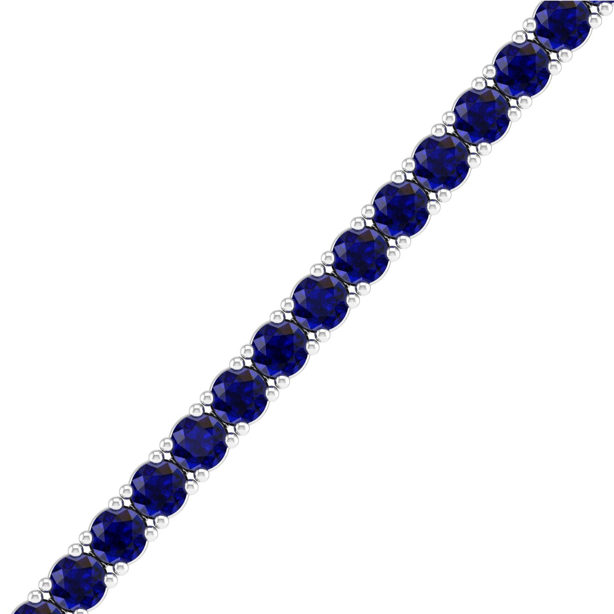 14K White Gold - Sapphire