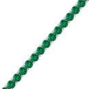 14K White Gold - Emerald