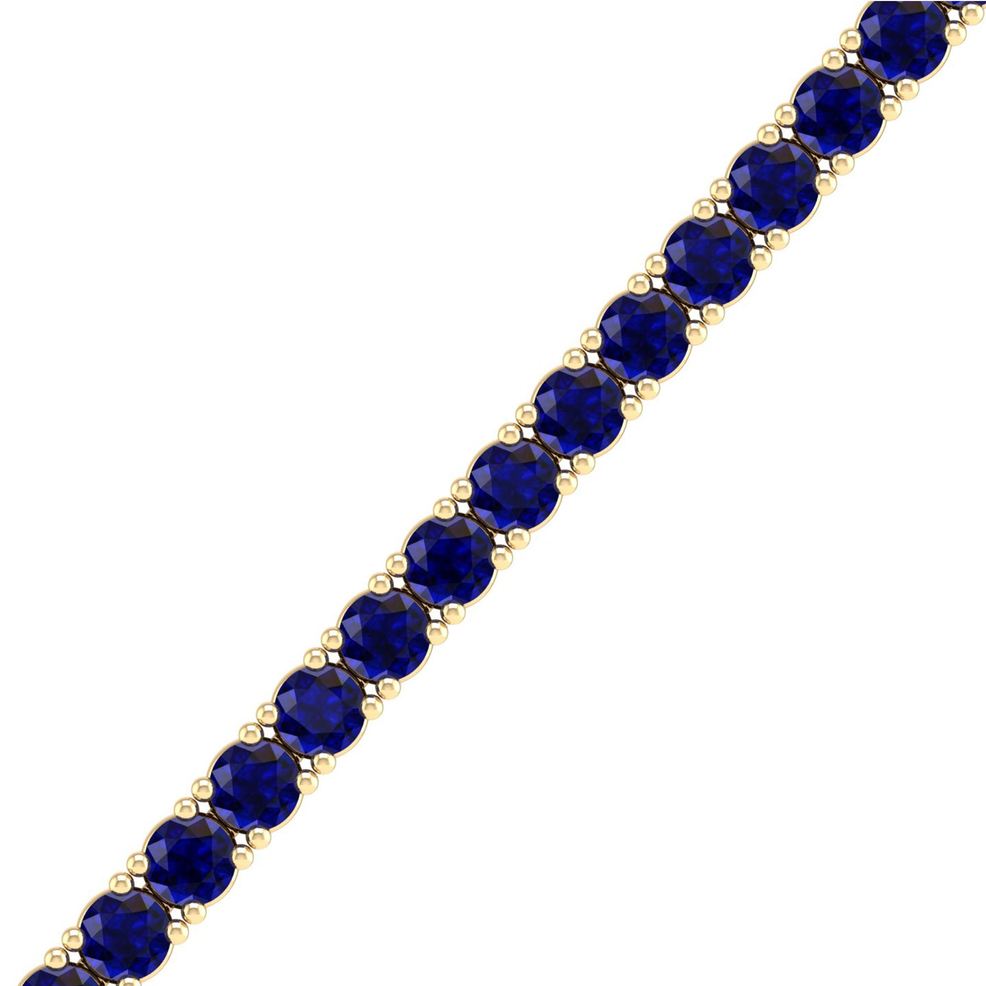 14K Yellow Gold - Sapphire