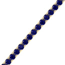 14K Yellow Gold - Sapphire