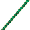14K Yellow Gold - Emerald