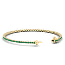 14K Yellow Gold - Emerald