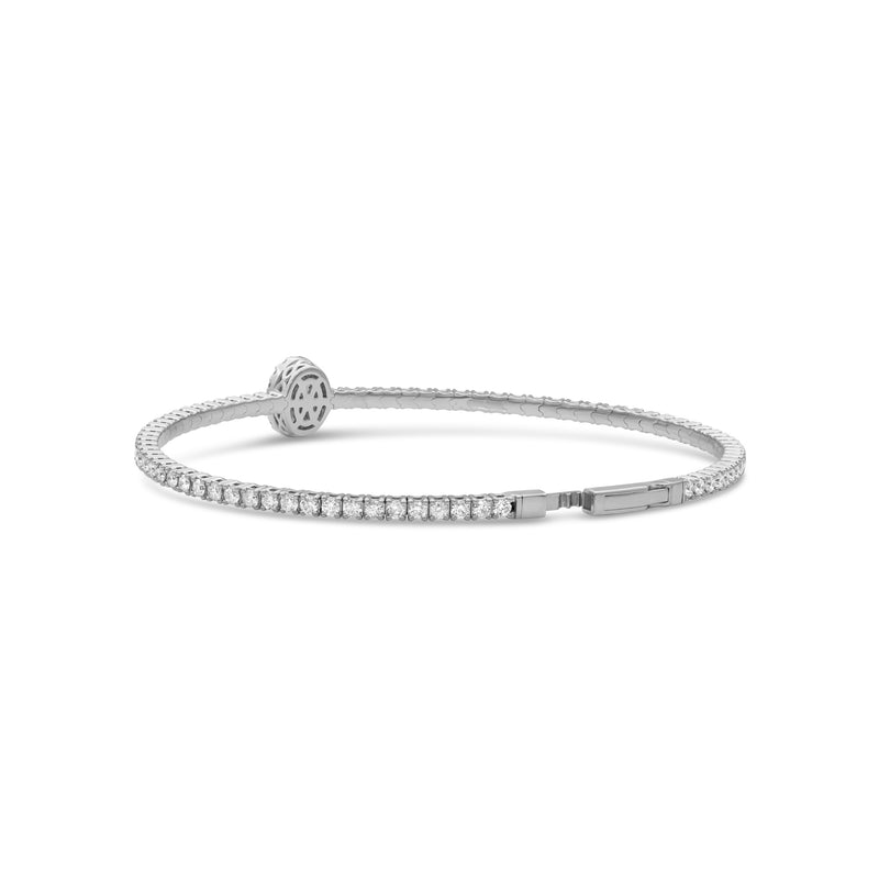 14K White Gold - Ruby