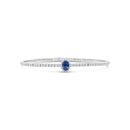 14K White Gold - Sapphire