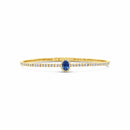 14K Yellow Gold - Sapphire