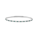 14K White Gold - Emerald