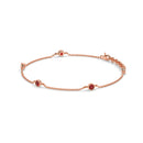 14K Rose Gold - Ruby