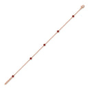 14K Rose Gold - Ruby