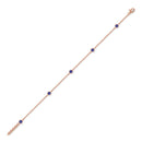 14K Rose Gold - Sapphire