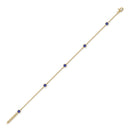 14K Yellow Gold - Sapphire
