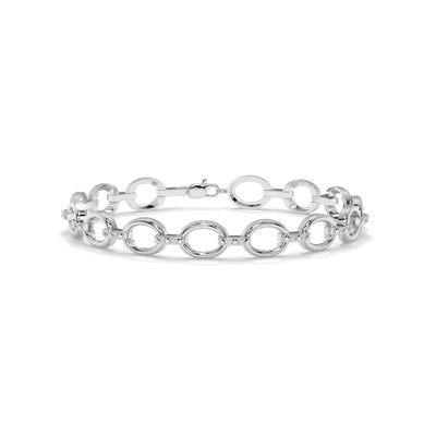 Pavé Lab Diamond Link Bracelet