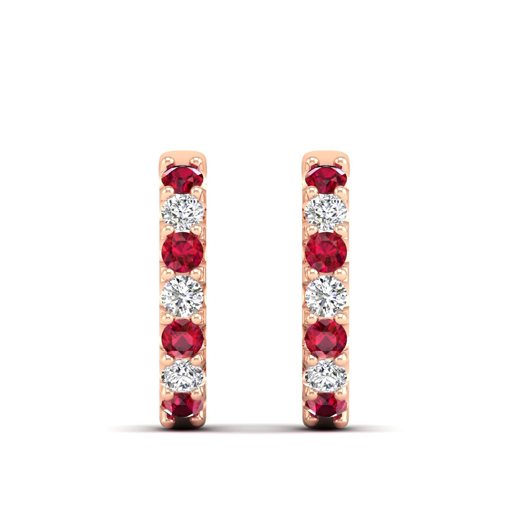 14K Rose Gold - Ruby
