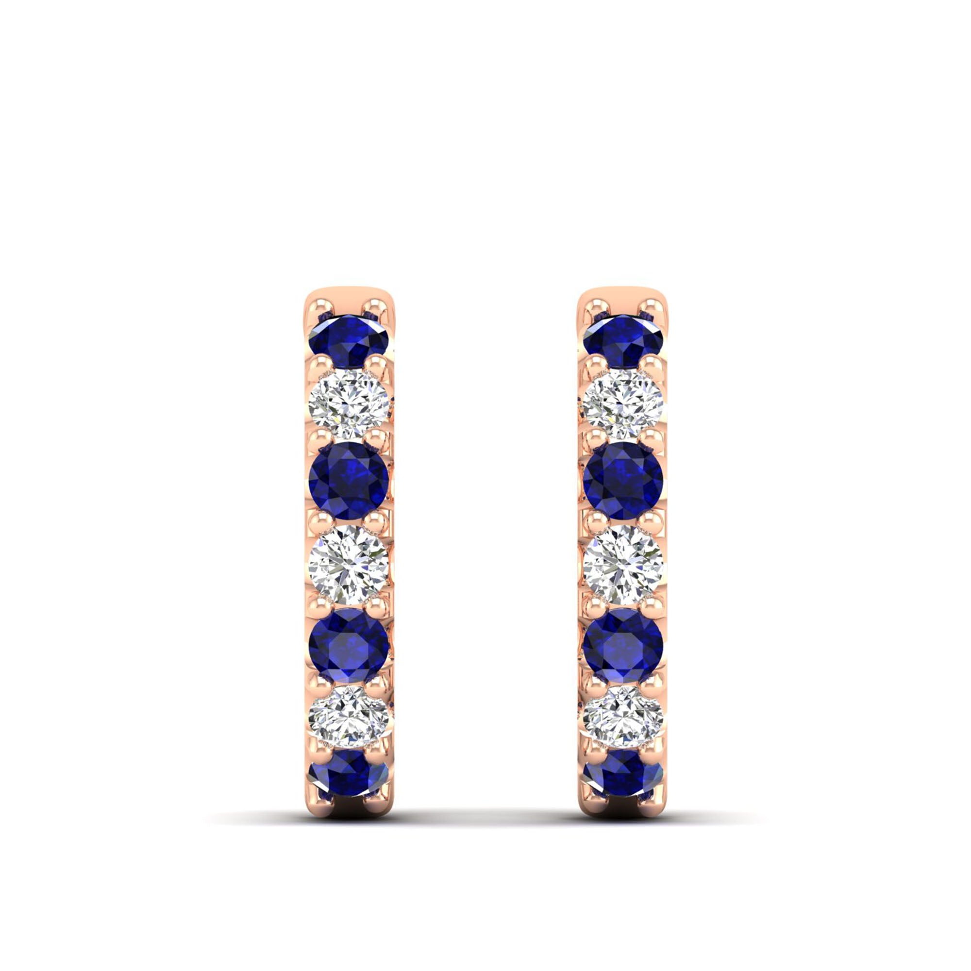 14K Rose Gold - Sapphire