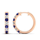 14K Rose Gold - Sapphire