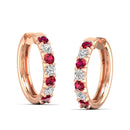 14K Rose Gold - Ruby