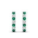 14K White Gold - Emerald