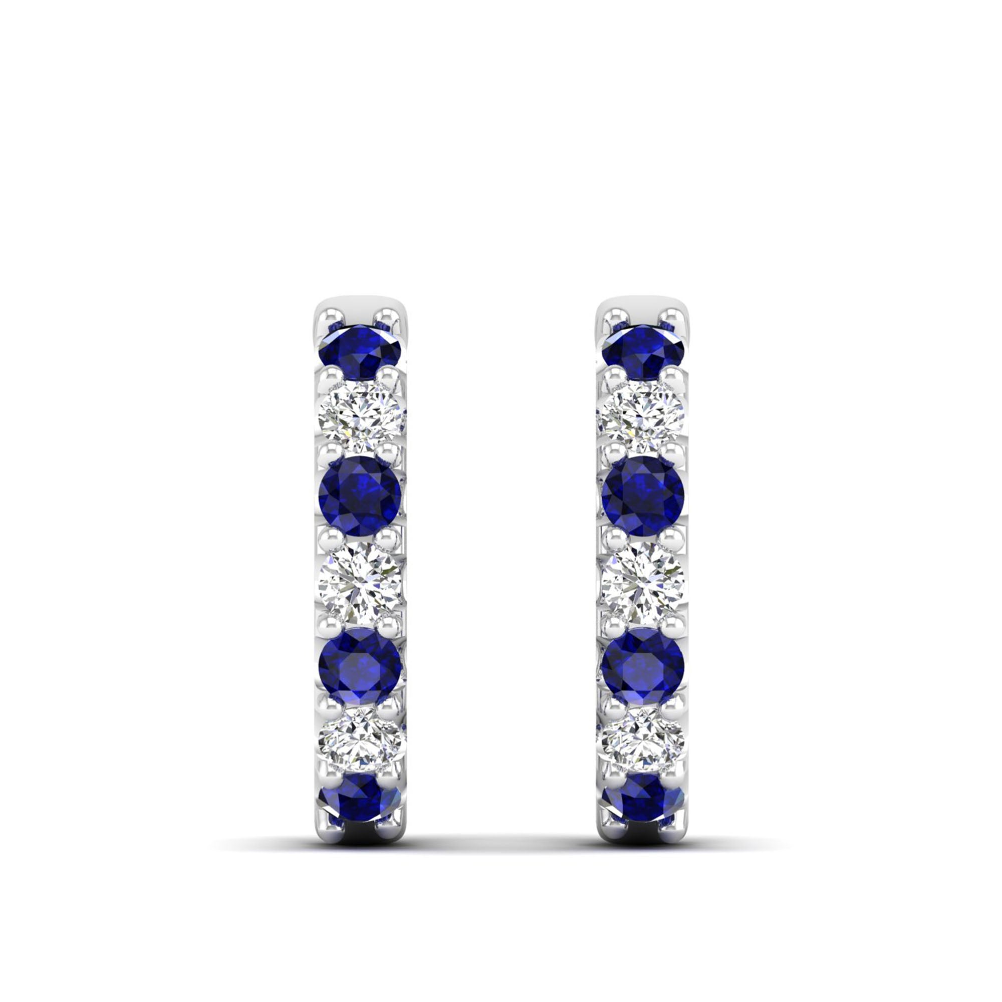 14K White Gold - Sapphire