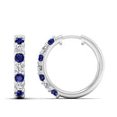 14K White Gold - Sapphire