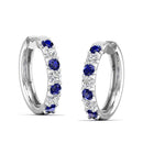 14K White Gold - Sapphire