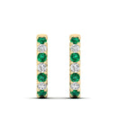 14K Yellow Gold - Emerald