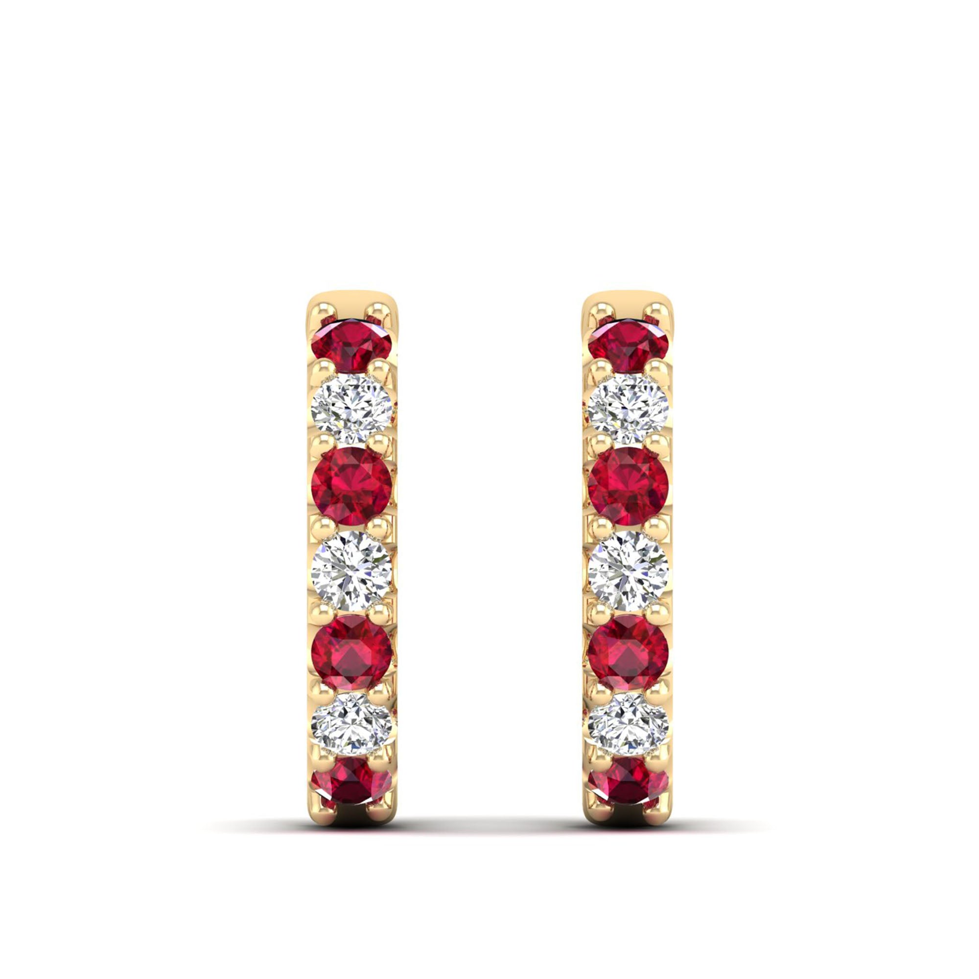 14K Yellow Gold - Ruby