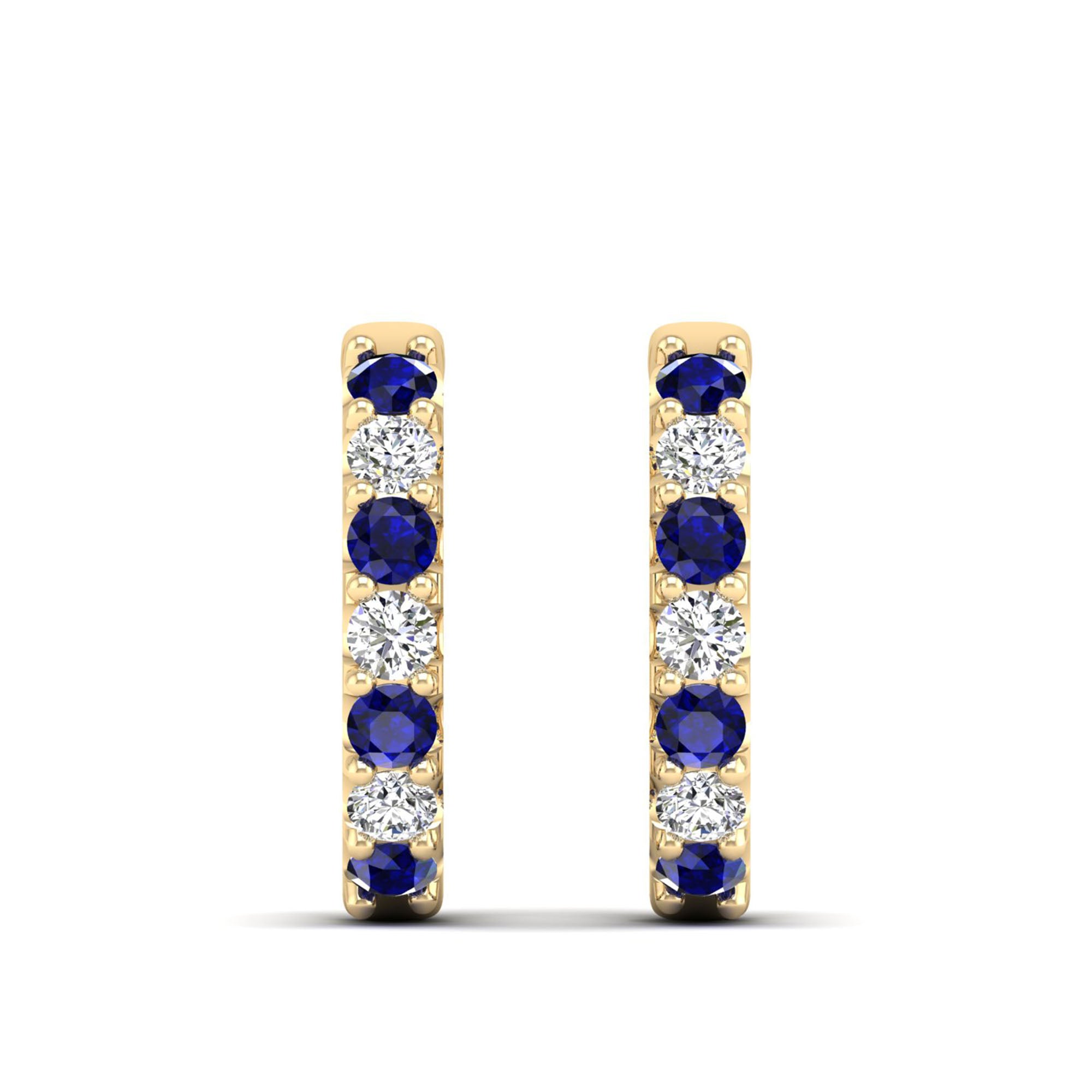 14K Yellow Gold - Sapphire
