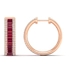 14K Rose Gold - Ruby