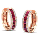 14K Rose Gold - Ruby