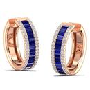 14K Rose Gold - Sapphire