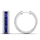 14K White Gold - Sapphire