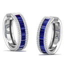14K White Gold - Sapphire