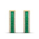 14K Yellow Gold - Emerald