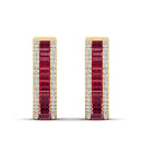 14K Yellow Gold - Ruby
