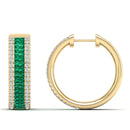 14K Yellow Gold - Emerald