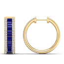 14K Yellow Gold - Sapphire