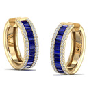14K Yellow Gold - Sapphire