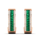 14K Rose Gold - Emerald