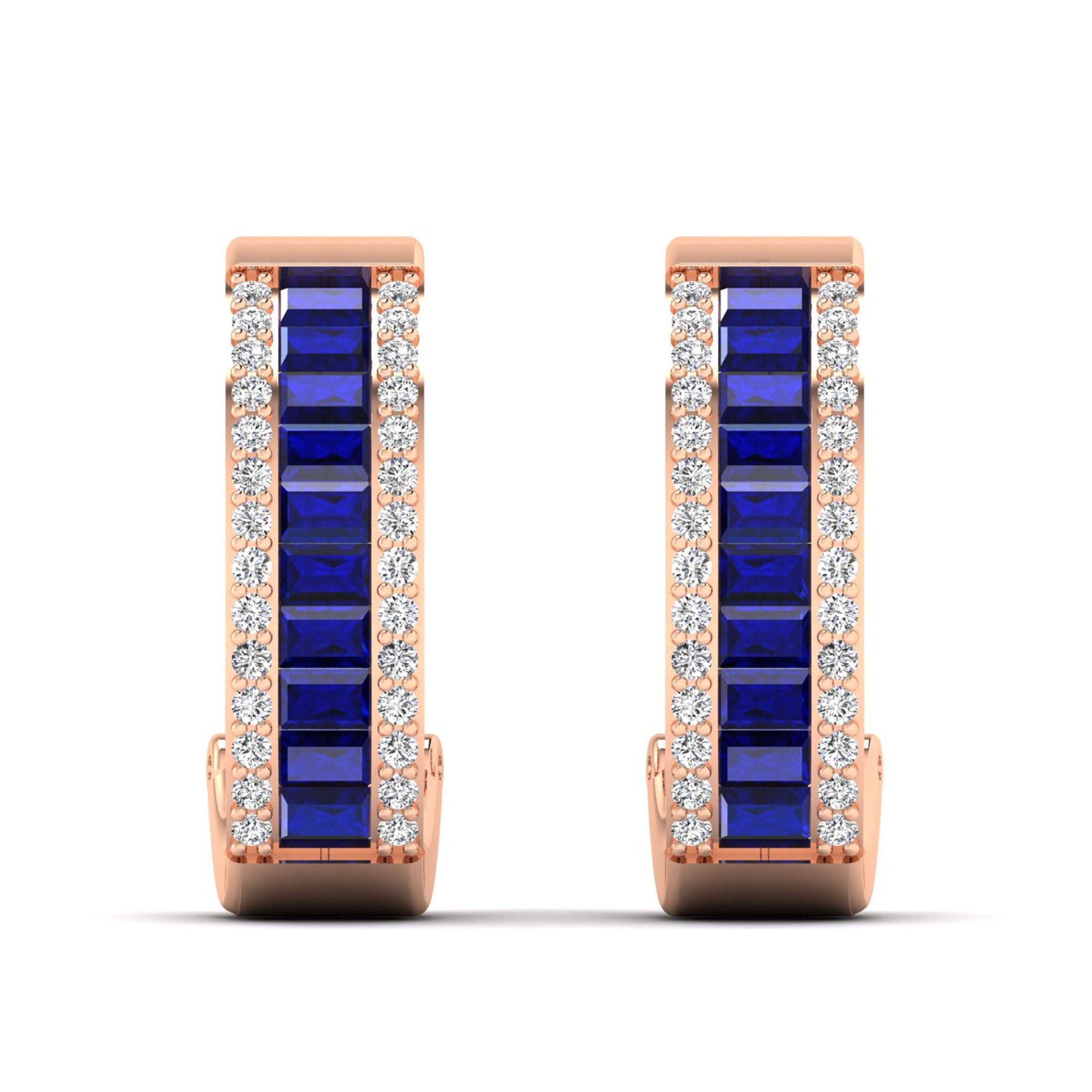 14K Rose Gold - Sapphire