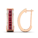 14K Rose Gold - Ruby