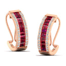 14K Rose Gold - Ruby