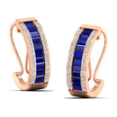14K Rose Gold - Sapphire