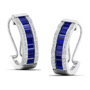 14K White Gold - Sapphire