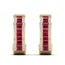 14K Yellow Gold - Ruby
