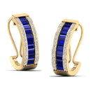 14K Yellow Gold - Sapphire