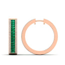 14K Rose Gold - Emerald
